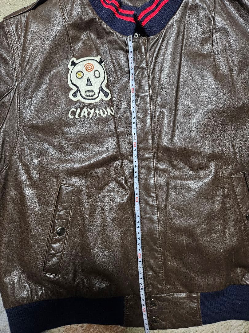 なんでやろ？ 希少！CLAYTON 本革ジャケット ユースド