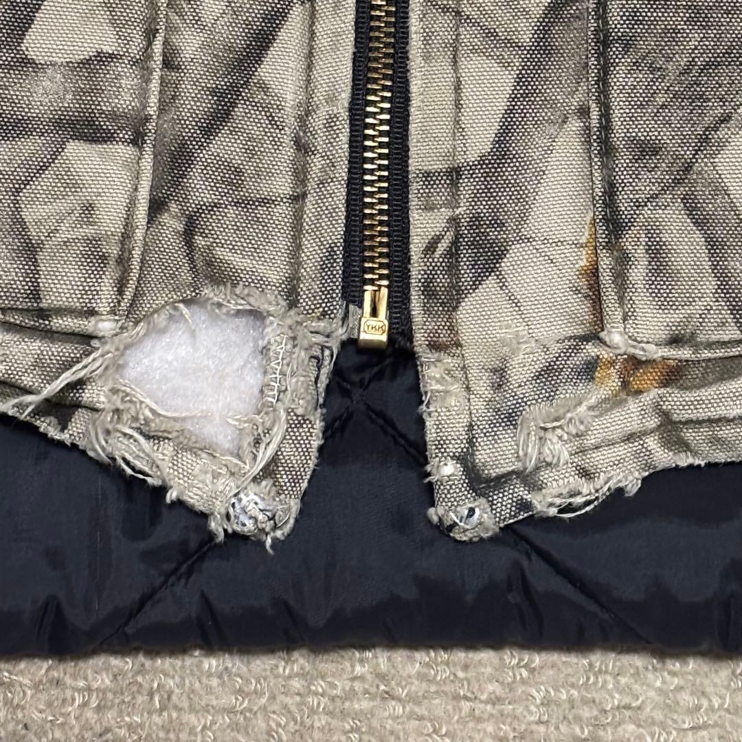 Carhartt リアルツリー ベスト ボロ