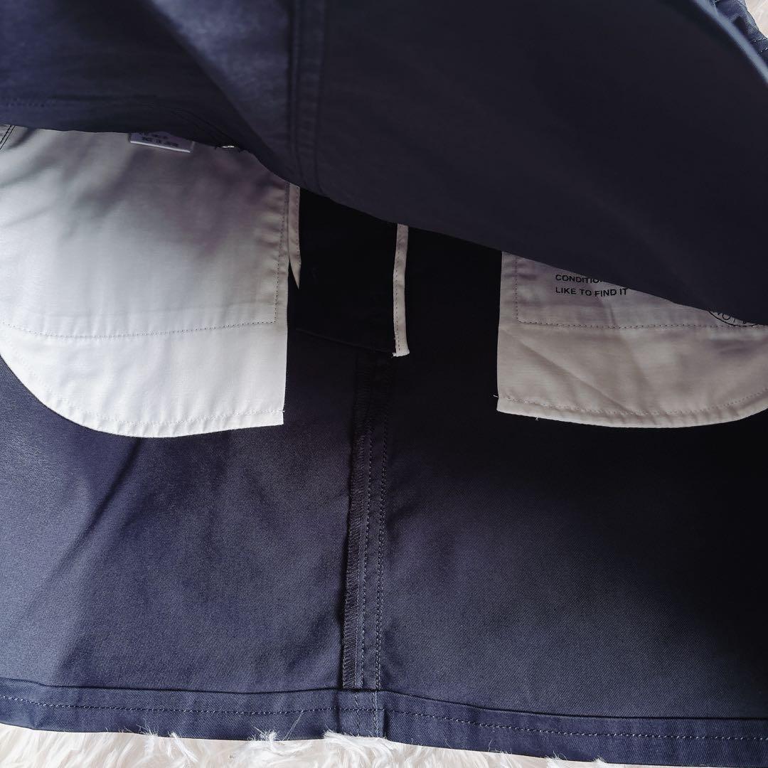 MARK＆LONA スカル 刺繍 ネイビー ミニスカート L ゴルフウェア