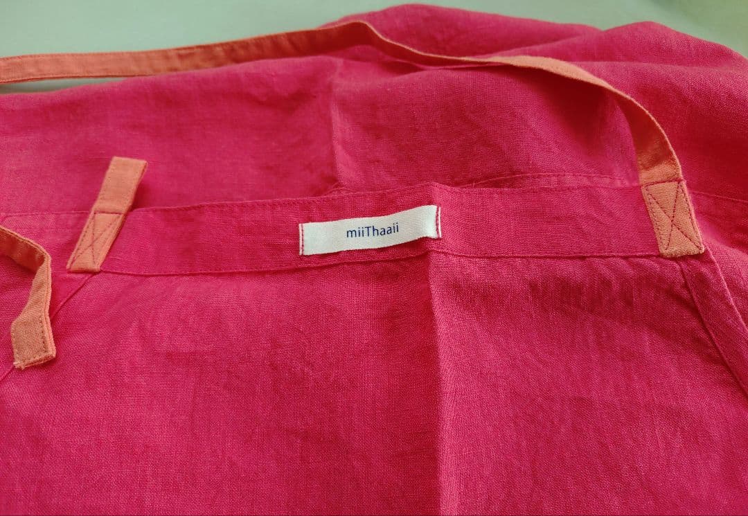 miiThaaii リネンエプロン ルビー×ローズ エプロン weeksdays