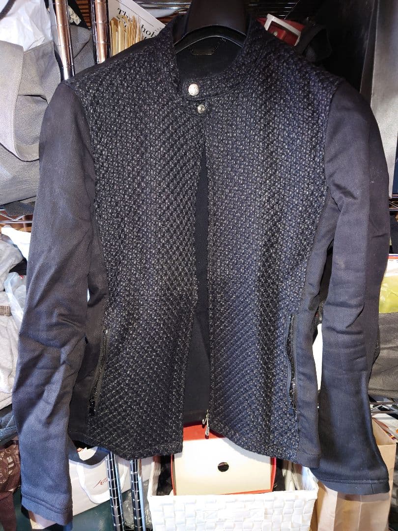 roar ロアー SPUN ツイードライダースジャケット 2 定価5万