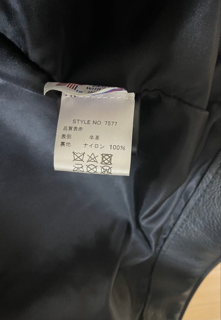 Schott ワンスター 516USTブラック ダブルライダースジャケット