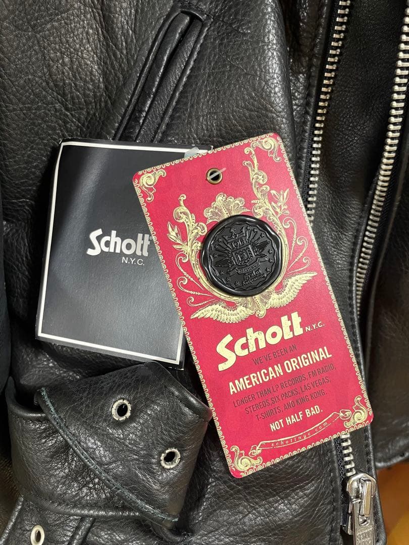 Schott ワンスター 516USTブラック ダブルライダースジャケット