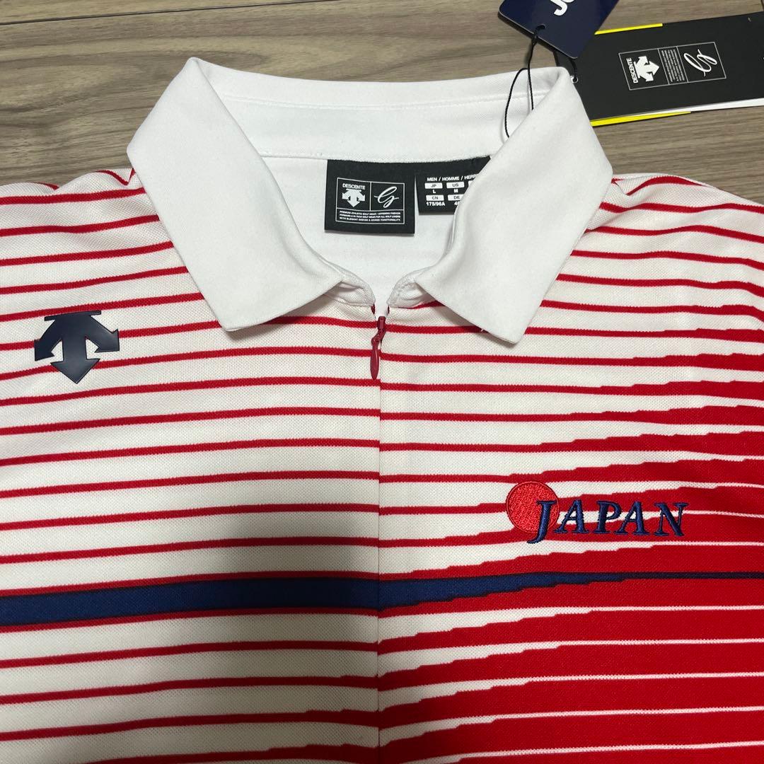 デサント ナショナルチームモデル ライジングプリント ショートスリーブシャツ