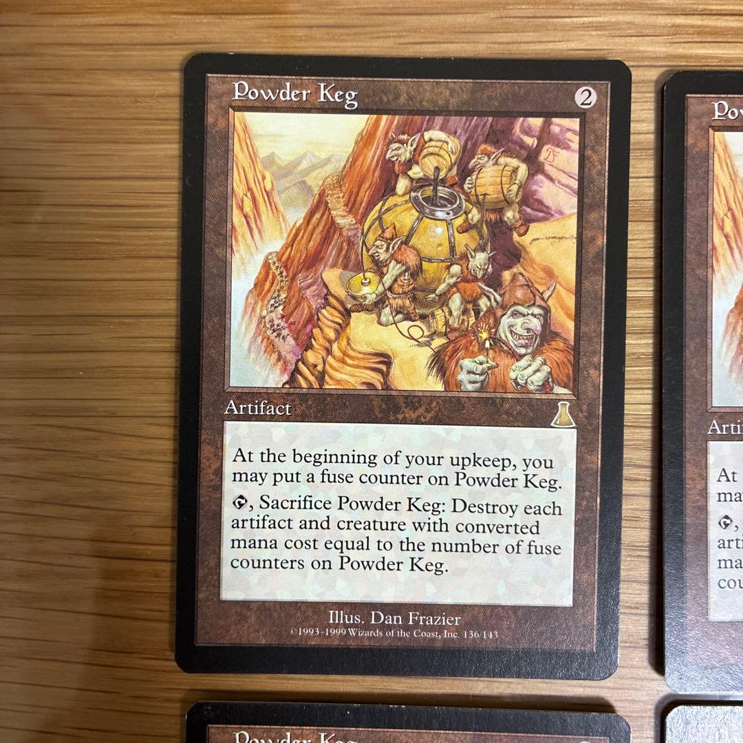 火薬樽/Powder Keg 英語4枚セット