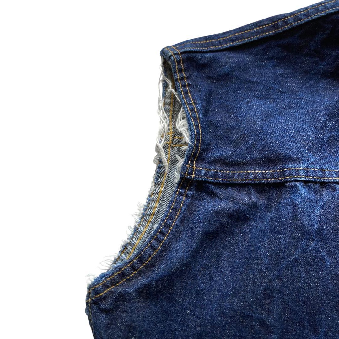96年 US製 ヴィンテージ Levi's 1st デニムベスト バレンシア工場