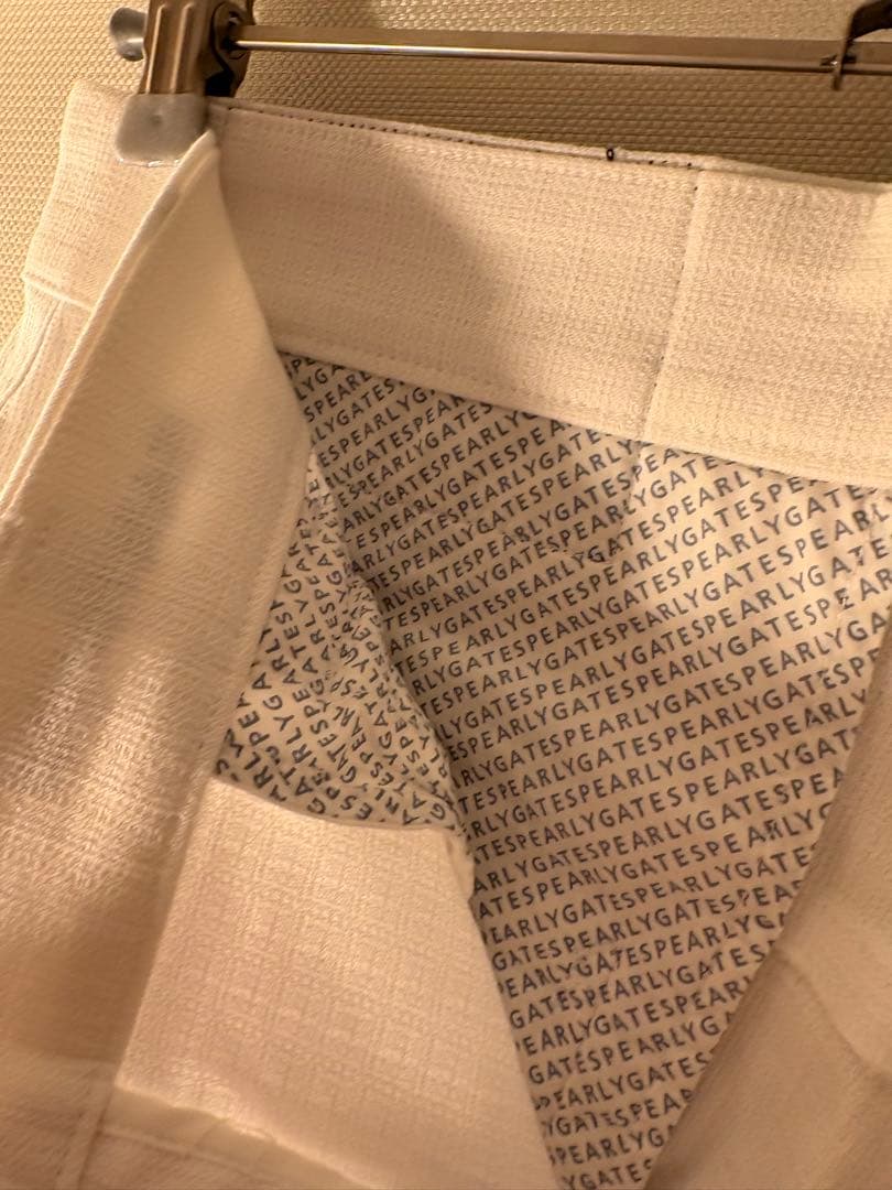 PEARLY GATES ホワイト スリムフィットパンツ size4