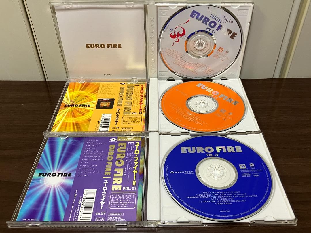 洋楽 MAHARAJA NIGHT EURO FIRE vol.25 26 27