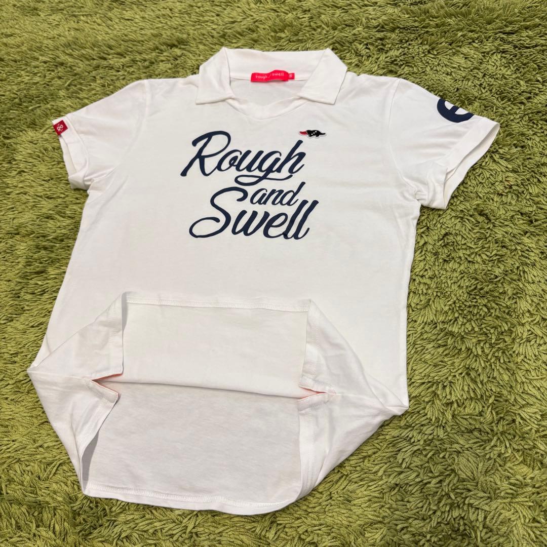 ROUGH&SWELL ラフアンドスウェル 襟付きシャツ tシャツ ホワイト Ｓ