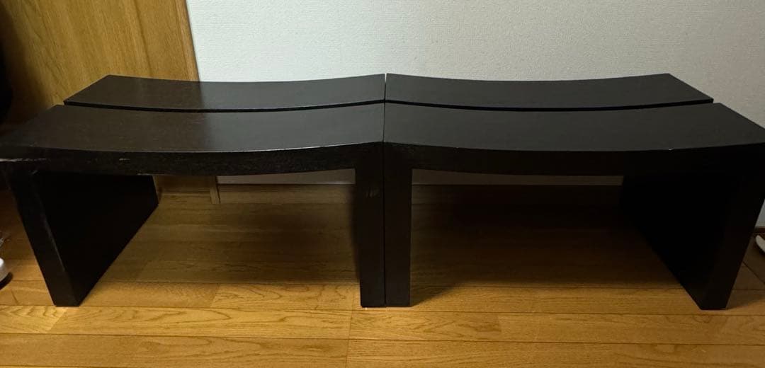 セパレートセンターテーブル　ベンチ　2セット