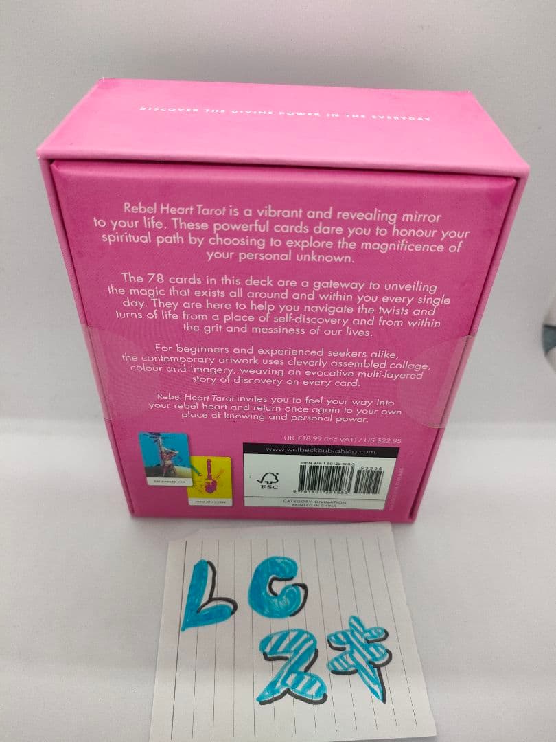 ウィッチ反逆者の心のタロット 現代アートを使ったオシャレなタロットカード