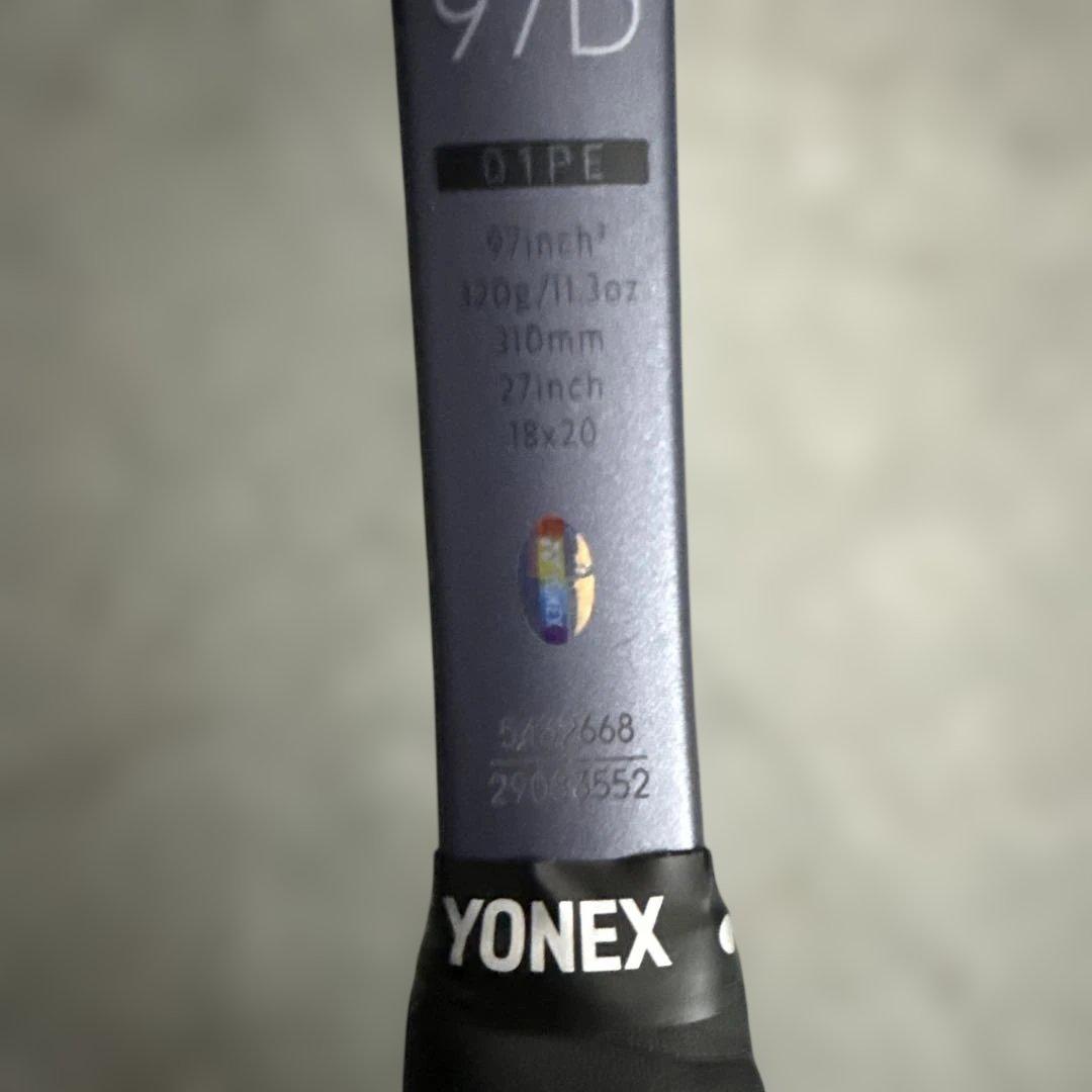 YONEX パーセプト97D g3（グリップ交換のためg2程度）　グロメット交換