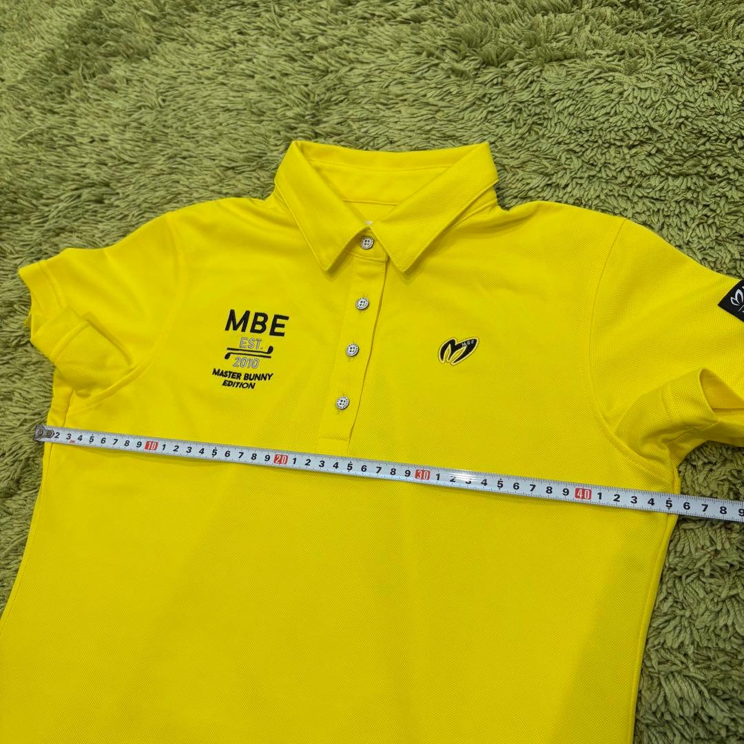 美品 マスターバニーエディション 半袖ポロシャツ tシャツ 黄色 サイズ0