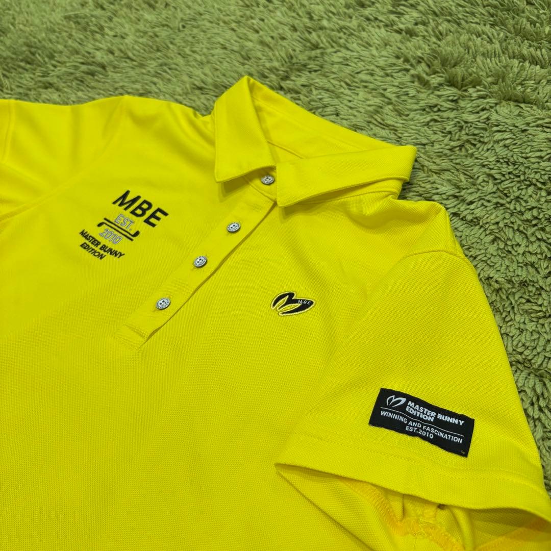 美品 マスターバニーエディション 半袖ポロシャツ tシャツ 黄色 サイズ0