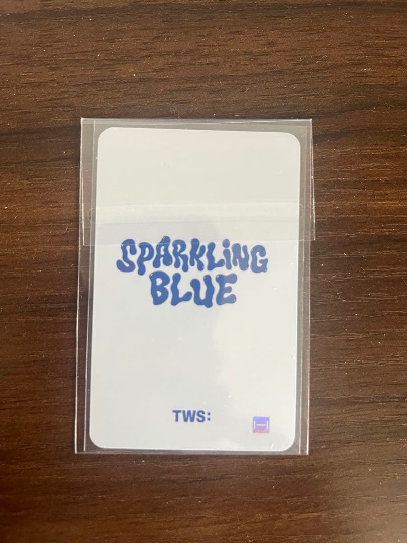 tws sparkling blue m2u シニュ　特典　トレカ