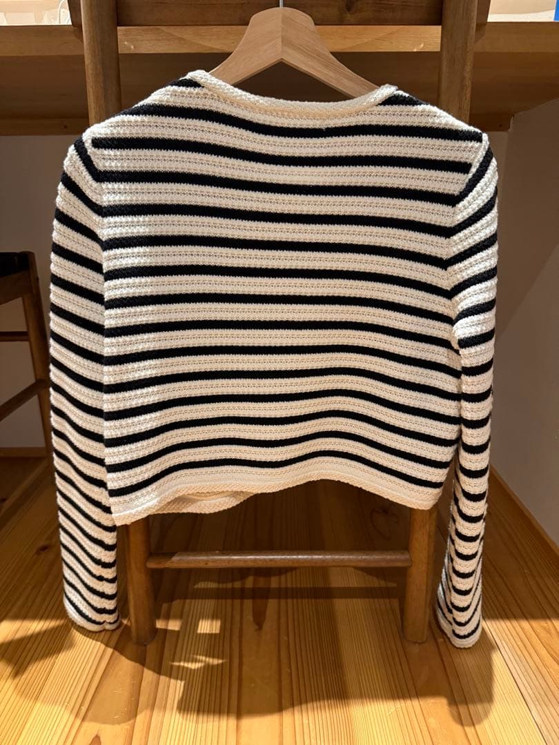 【美品】herlipto Muriel Stripe Knit Jacket