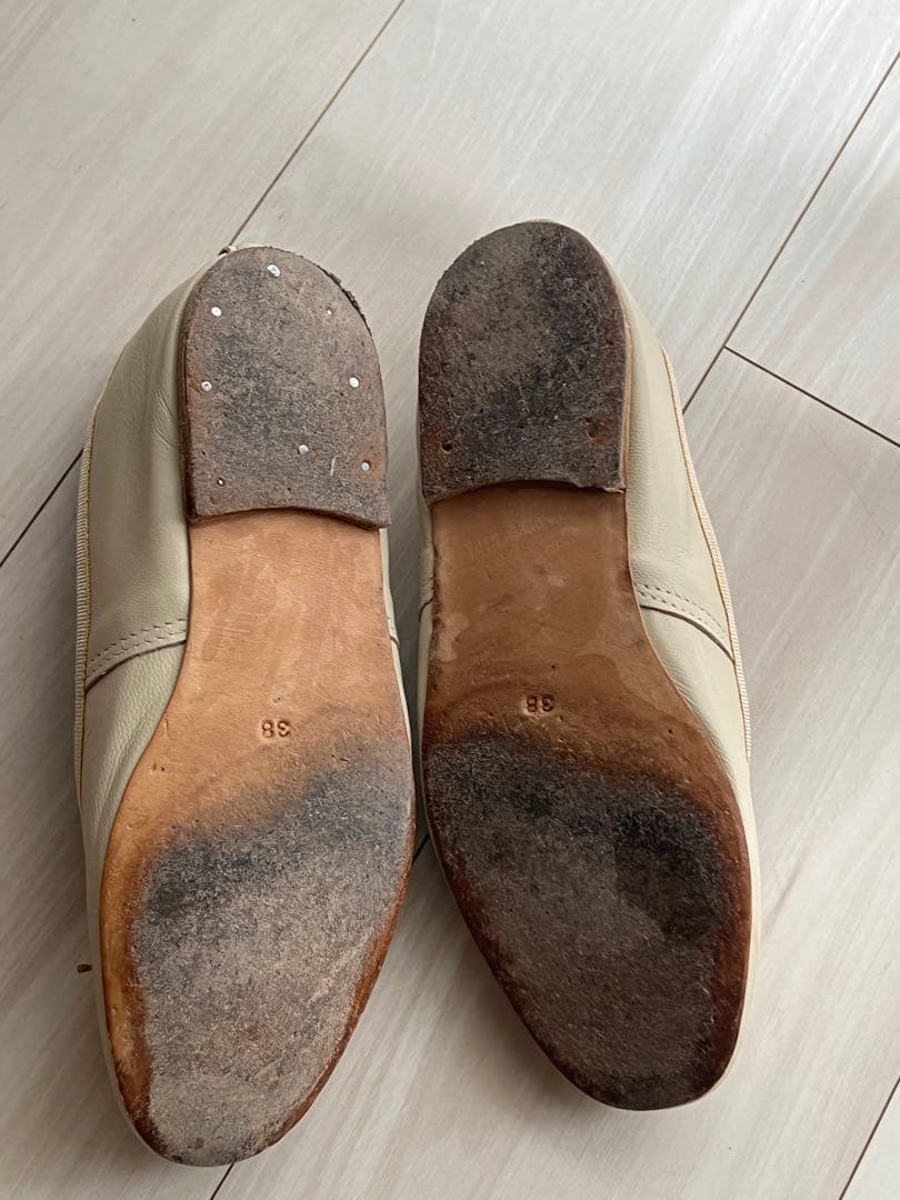 Porselli ベージュ バレエシューズ 24cm/size 38