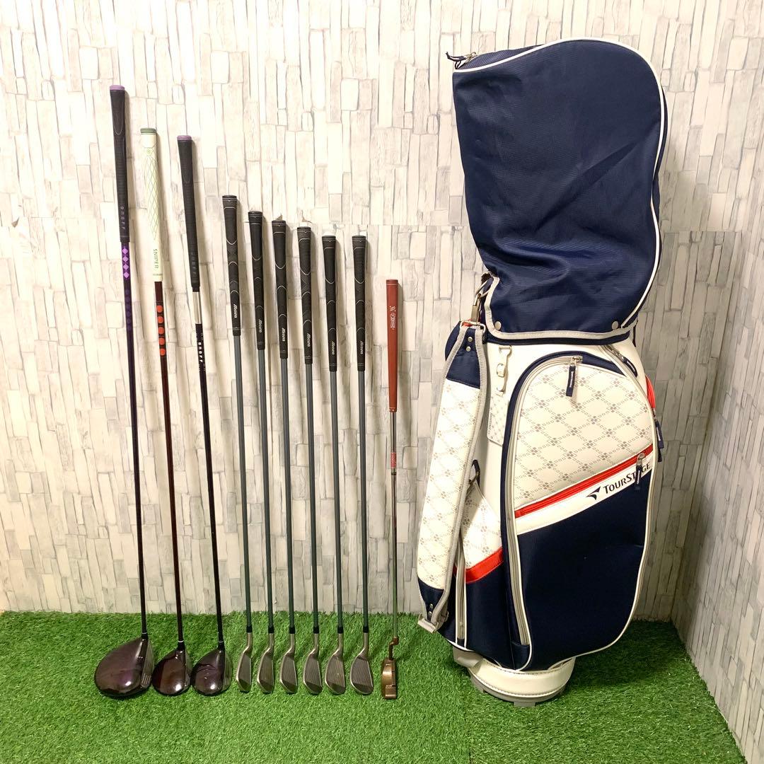 オノフ 希少高級レディースゴルフクラブセット10本 TOURSTAGEバッグ付