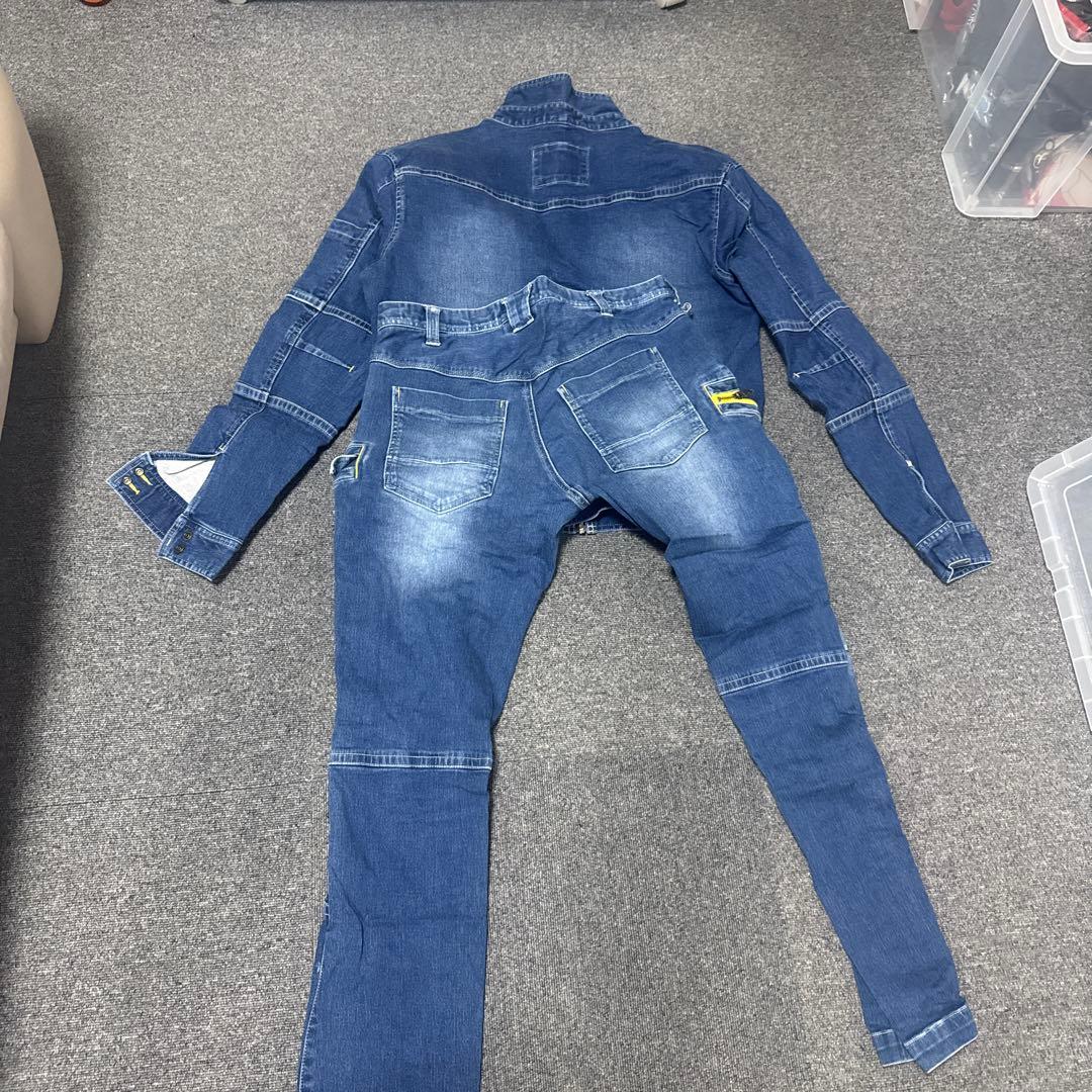 寅壱 作業服 デニム 上下