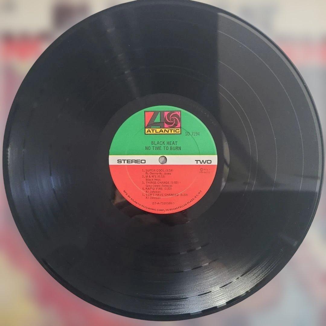 ★ＵＳオリジナル盤★わ『NO TIME TO BURN』BLACK HEAT