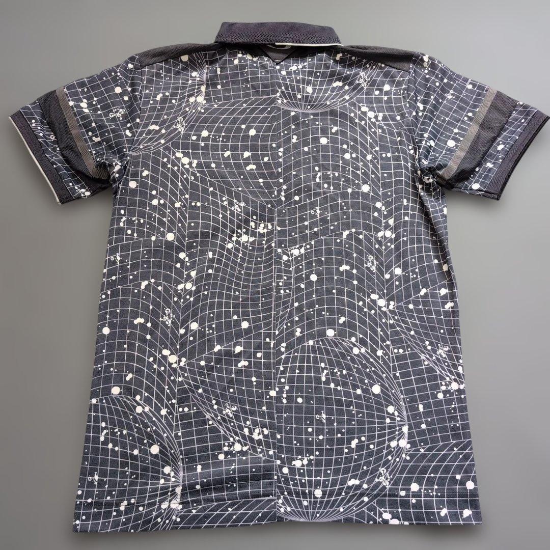 【極美品】オークリーゴルフ　ペイントカラー半袖ポロシャツ　スカルロゴ　L