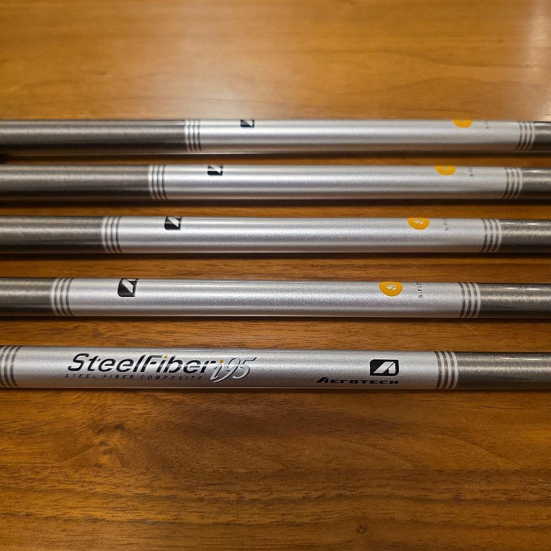 ミズノ JPX 921 フォージド アイアン 5本セット スチールファイバー