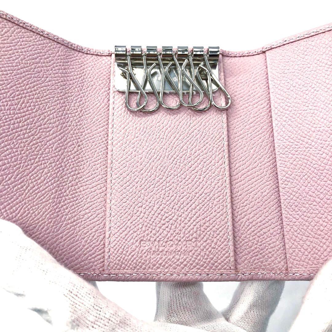 未使用✨ブルガリ レザー　6連 キーケース