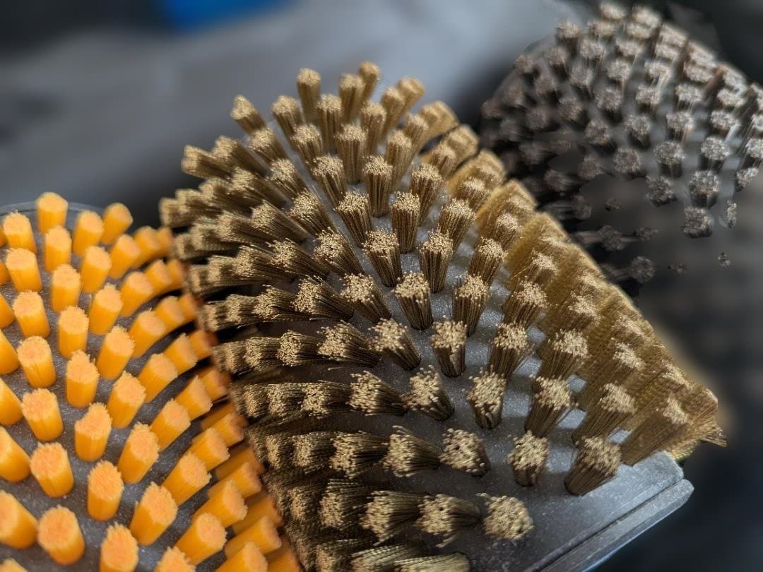 値下XCMANロータリーブラシ 六角シャフト100mm ブラシセット 電動ブラシ