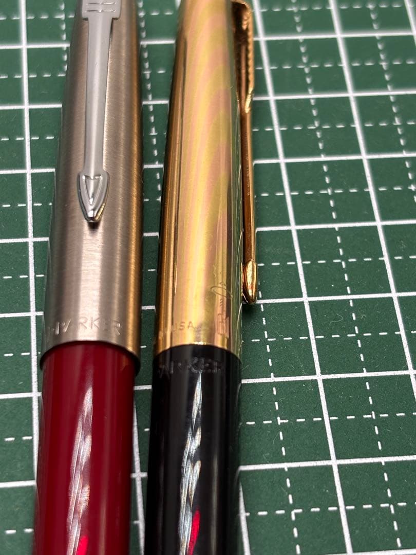 Parker61 2本セットポールペンシャープペンシル金張り 12K