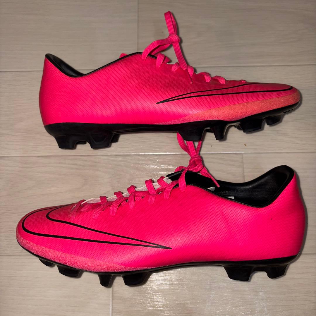 ナイキ マーキュリアル ビクトリー V HG-V PINK BLACK