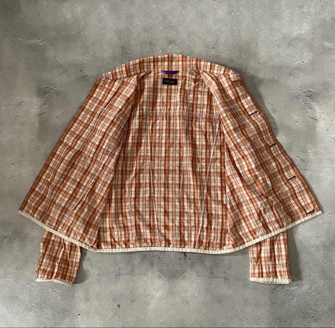 archive paulsmith トラッカージャケット マドラスチェック 短丈
