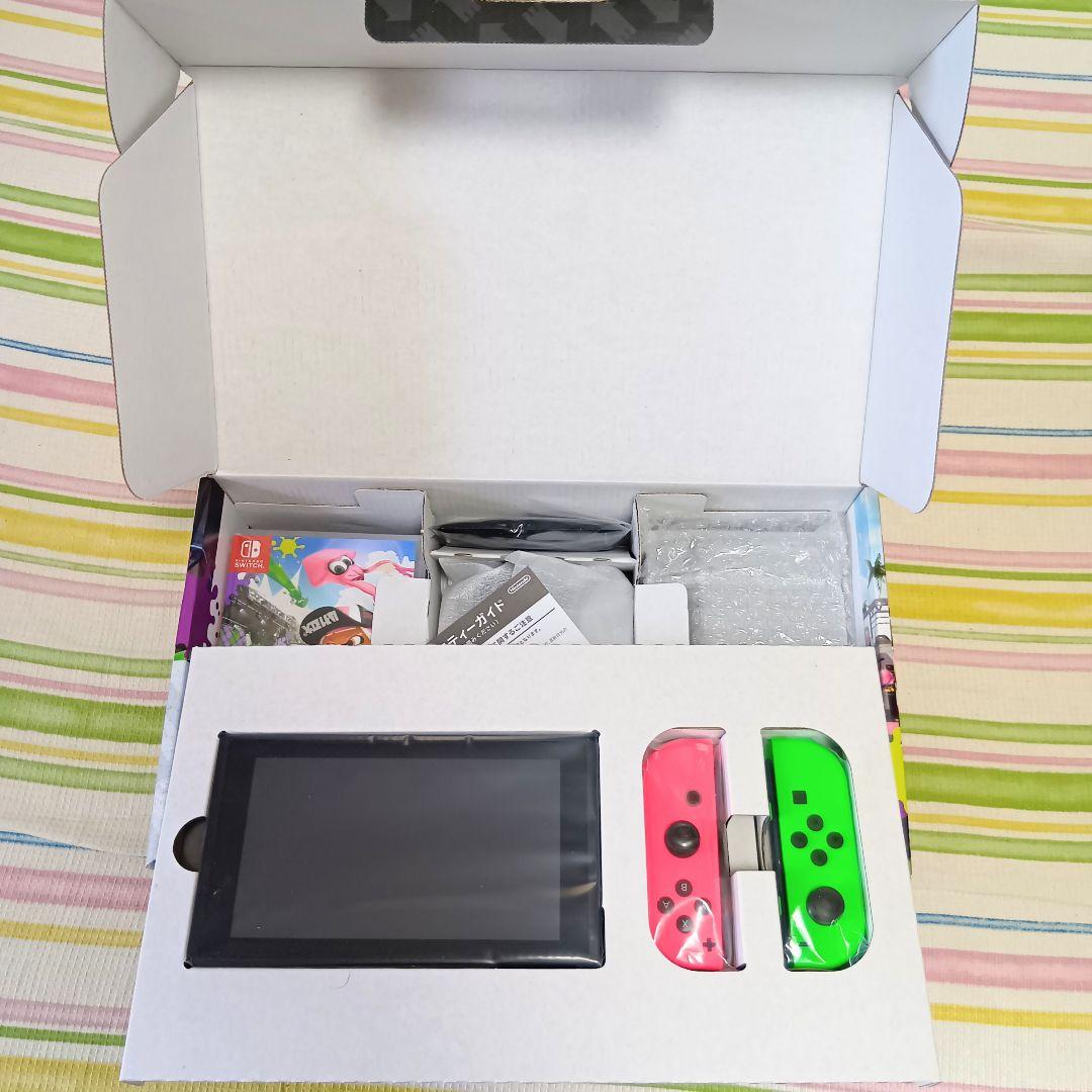 【新品未使用】ニンテンドーSwitch 本体 スプラトゥーン2 エディション