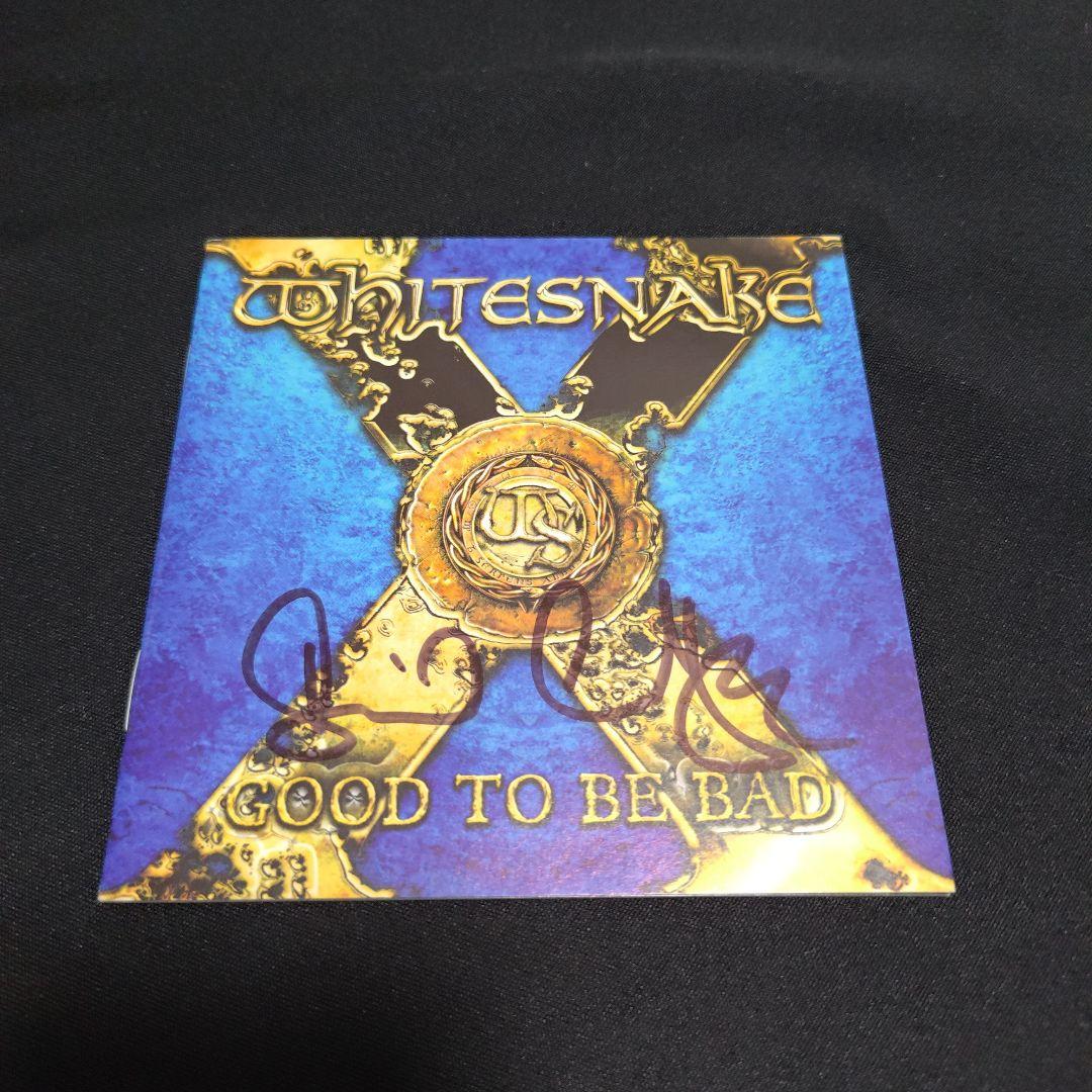 【サイン】Whitesnake「Good to Be Bad」限定2枚組　未開封