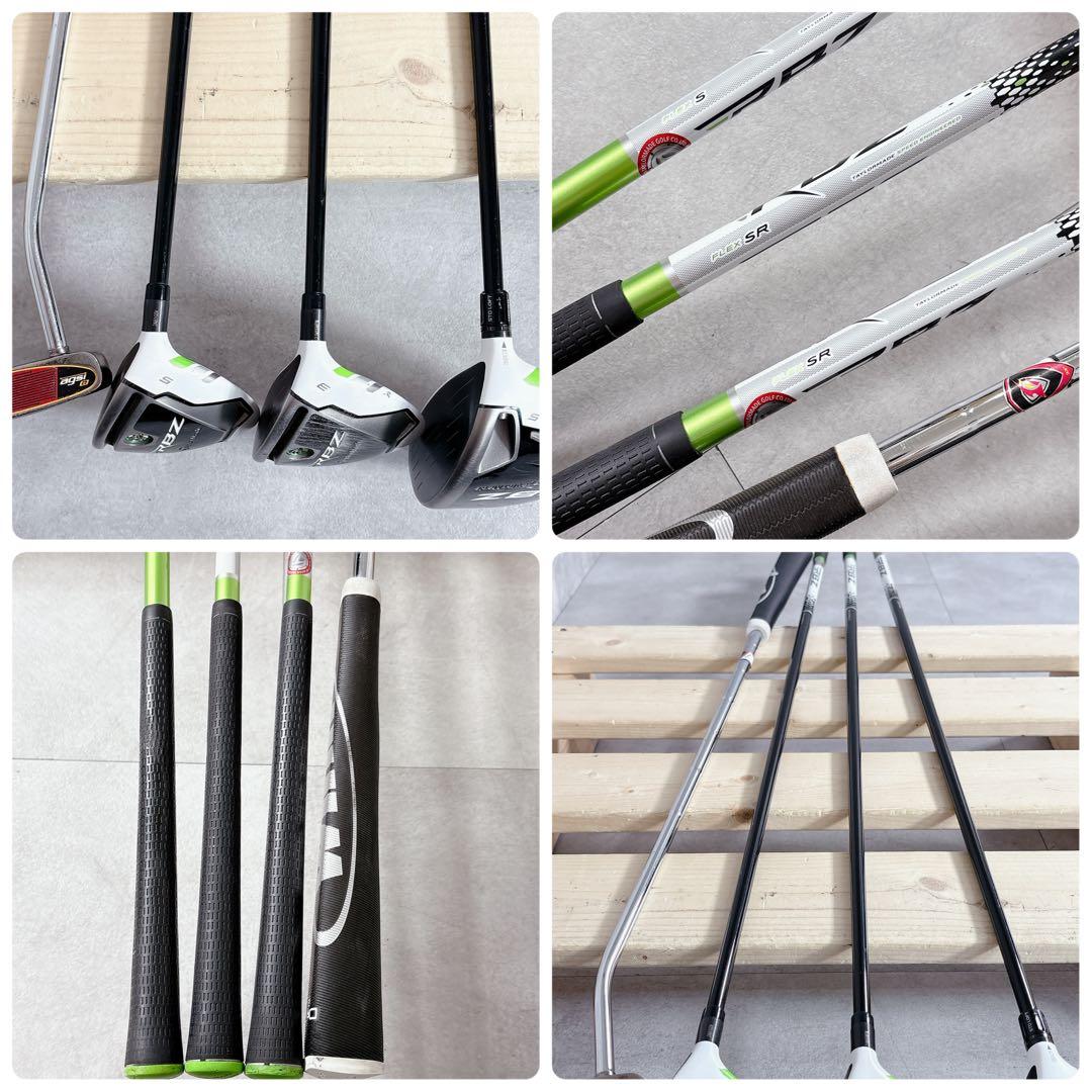 T594 テーラーメイド ゴルフクラブ メンズ フルセット RBZ 黒 初心者