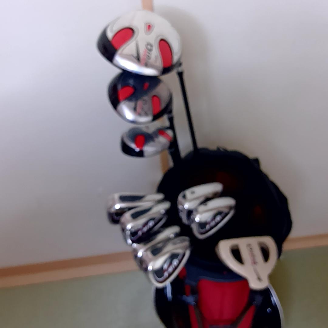 World Eagle F-01α 10本セット　スタンド式キャディバッグ付