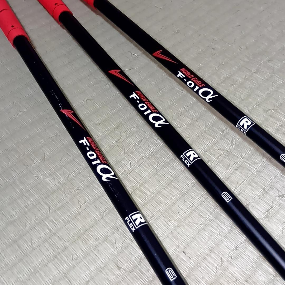 World Eagle F-01α 10本セット　スタンド式キャディバッグ付