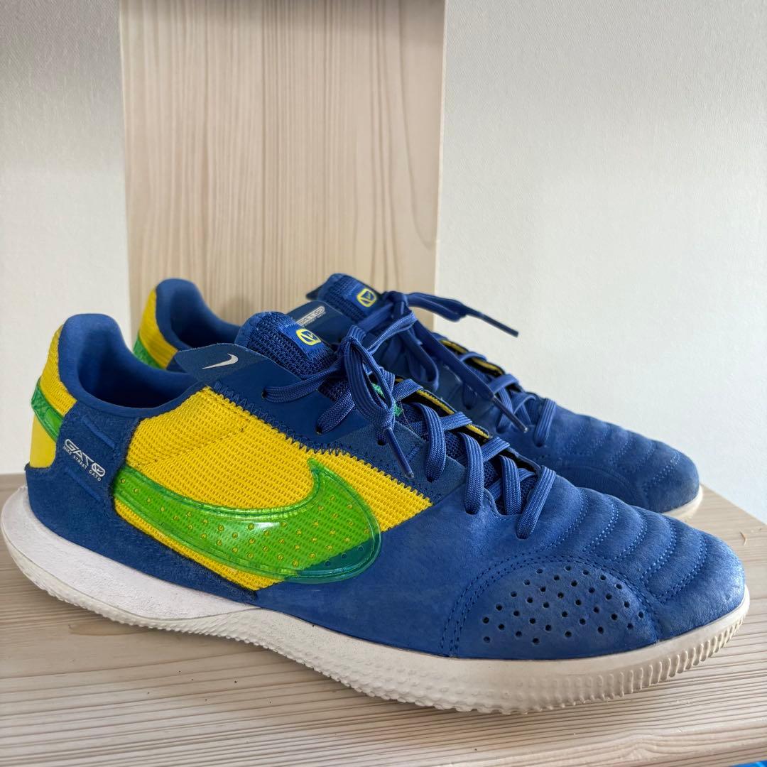 Nike フットサルシューズ ストリートガト　ブラジル　26.5 グリーンブルー