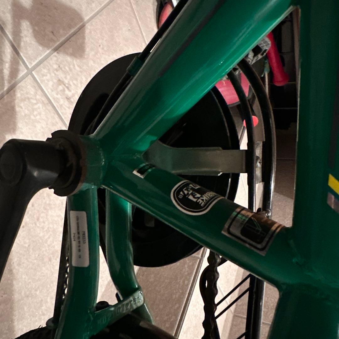 シマノ　自転車　キッズ　20インチ　グリーン