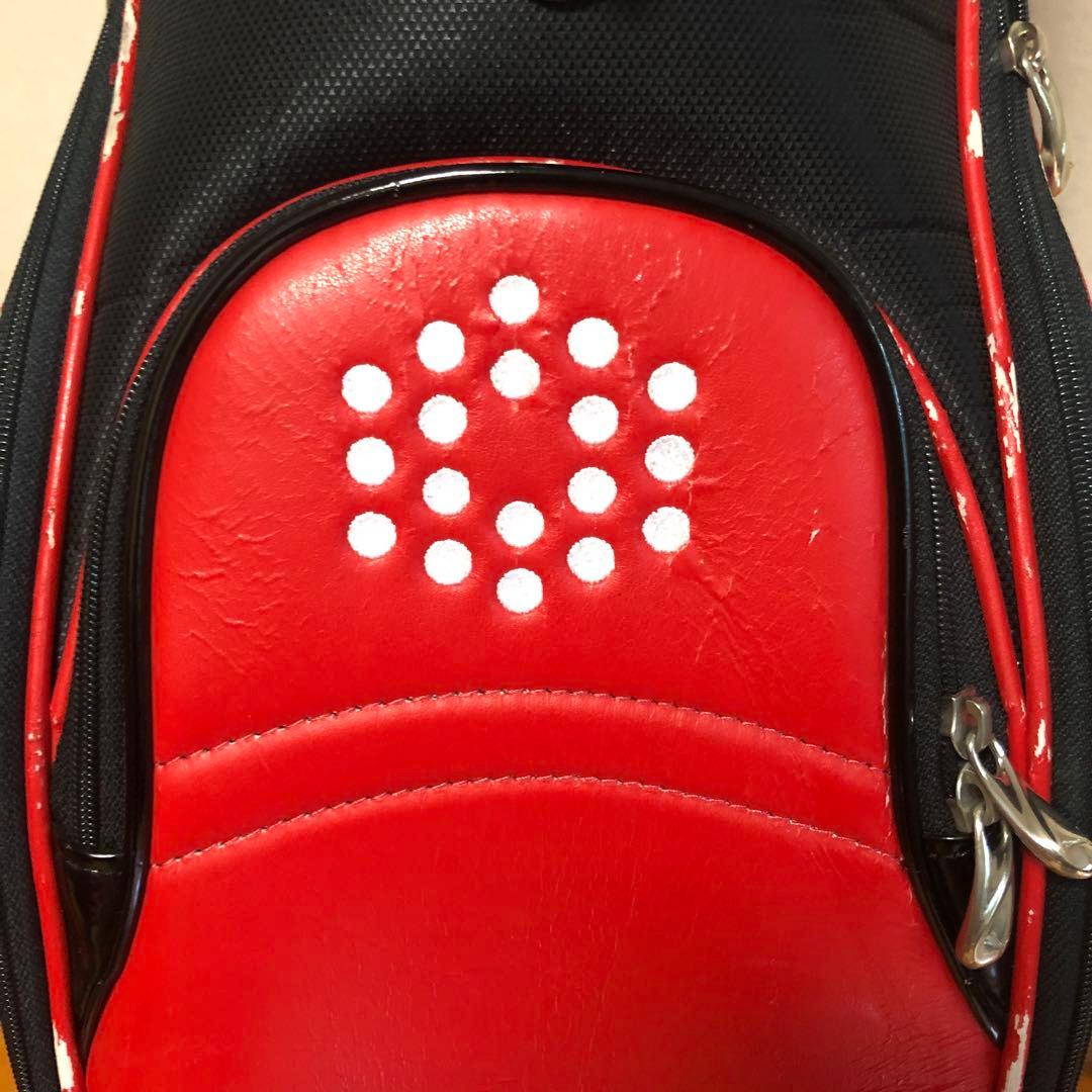 PUMA プーマ キャディバッグ レッド フード付き