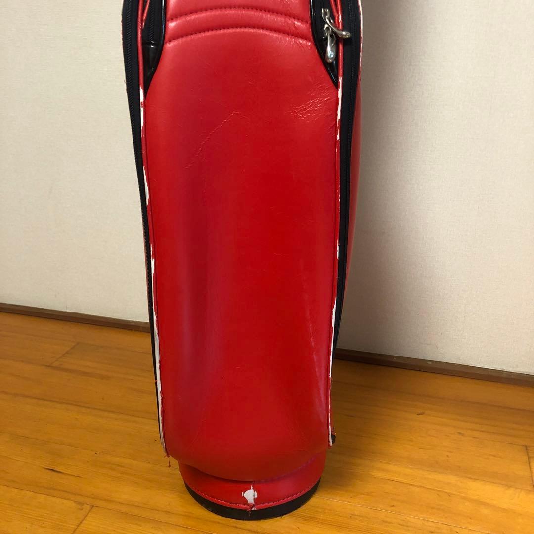 PUMA プーマ キャディバッグ レッド フード付き