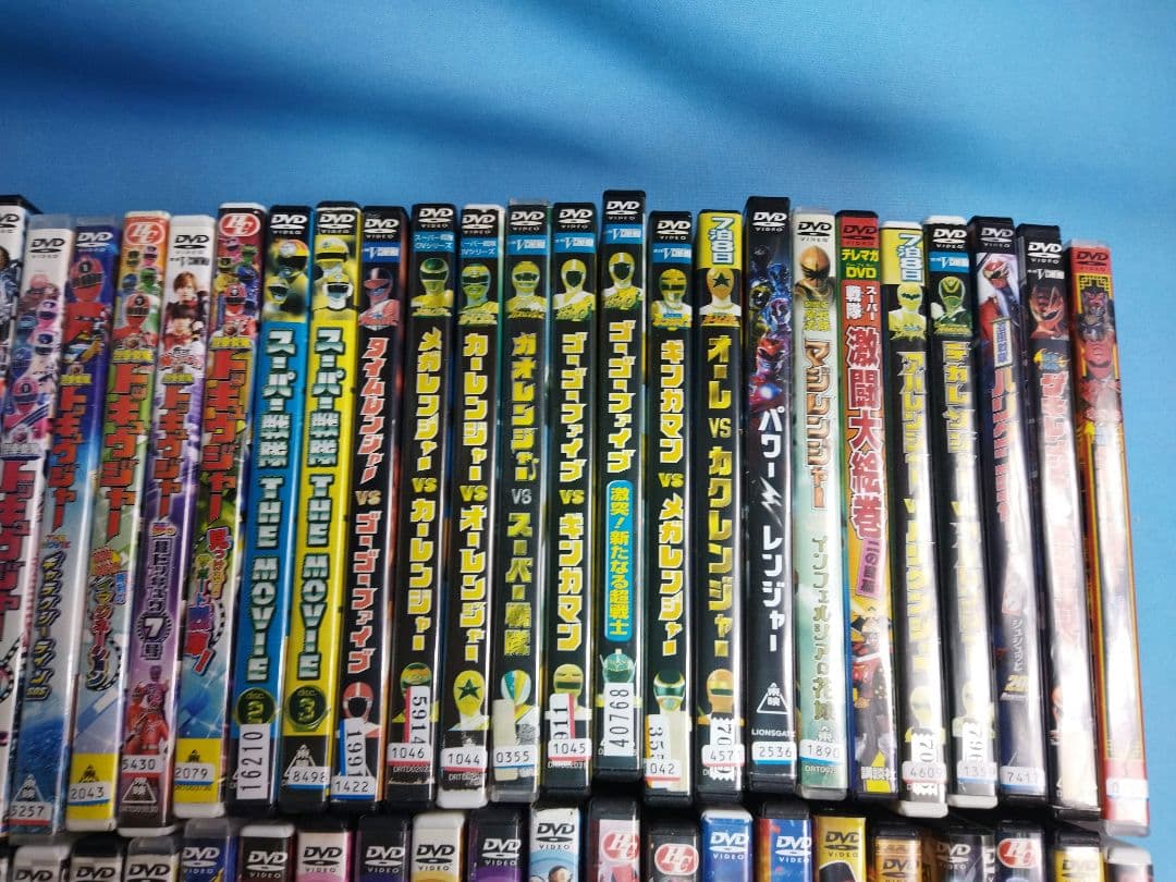 戦隊もの　レンタルアップ　DVD　83点　まとめ大量セット