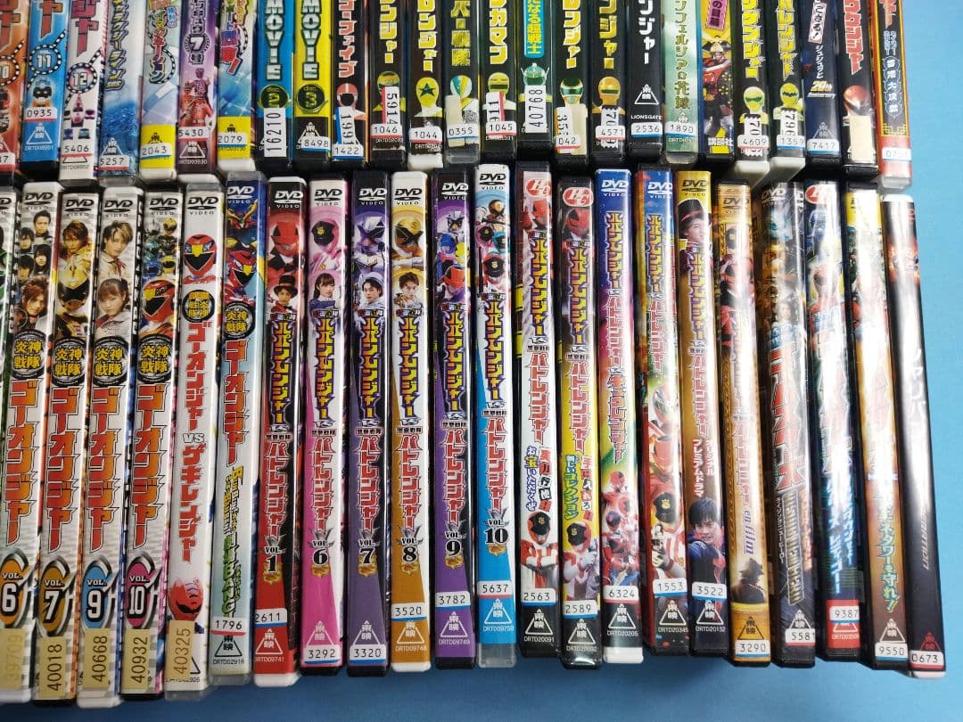 戦隊もの　レンタルアップ　DVD　83点　まとめ大量セット