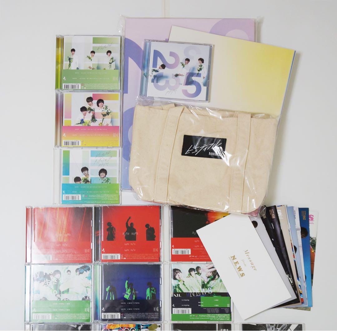 NEWS 3人体制　シングルアルバム25枚セット　BURN Reborn音楽