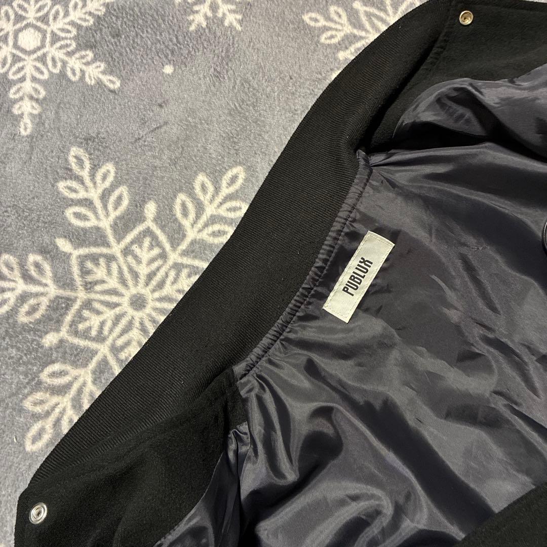 MLB ドジャース　フェイクレザースタジャン　ブルゾンSサイズ