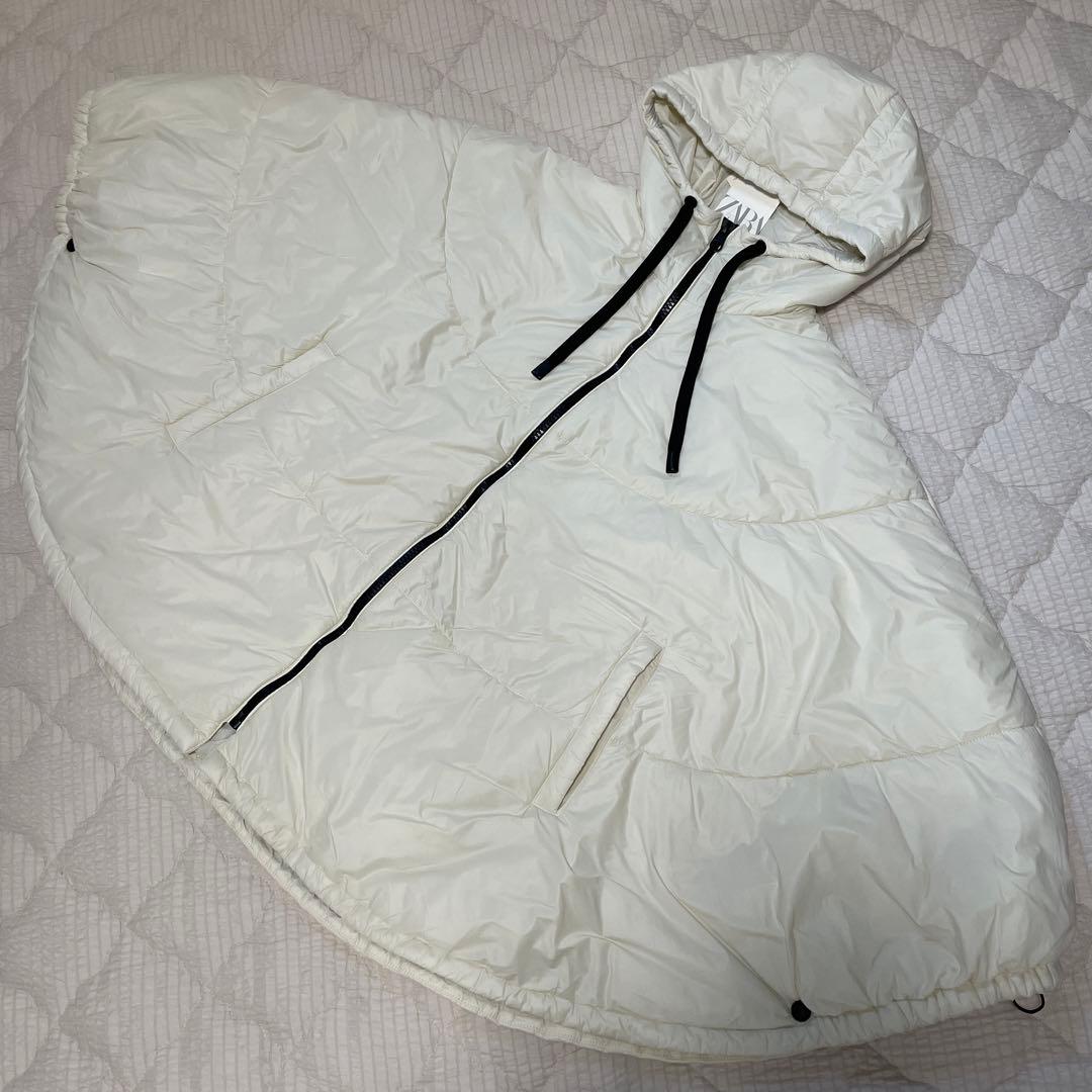 《新品》ZARA ポンチョ ケープコート Mサイズ