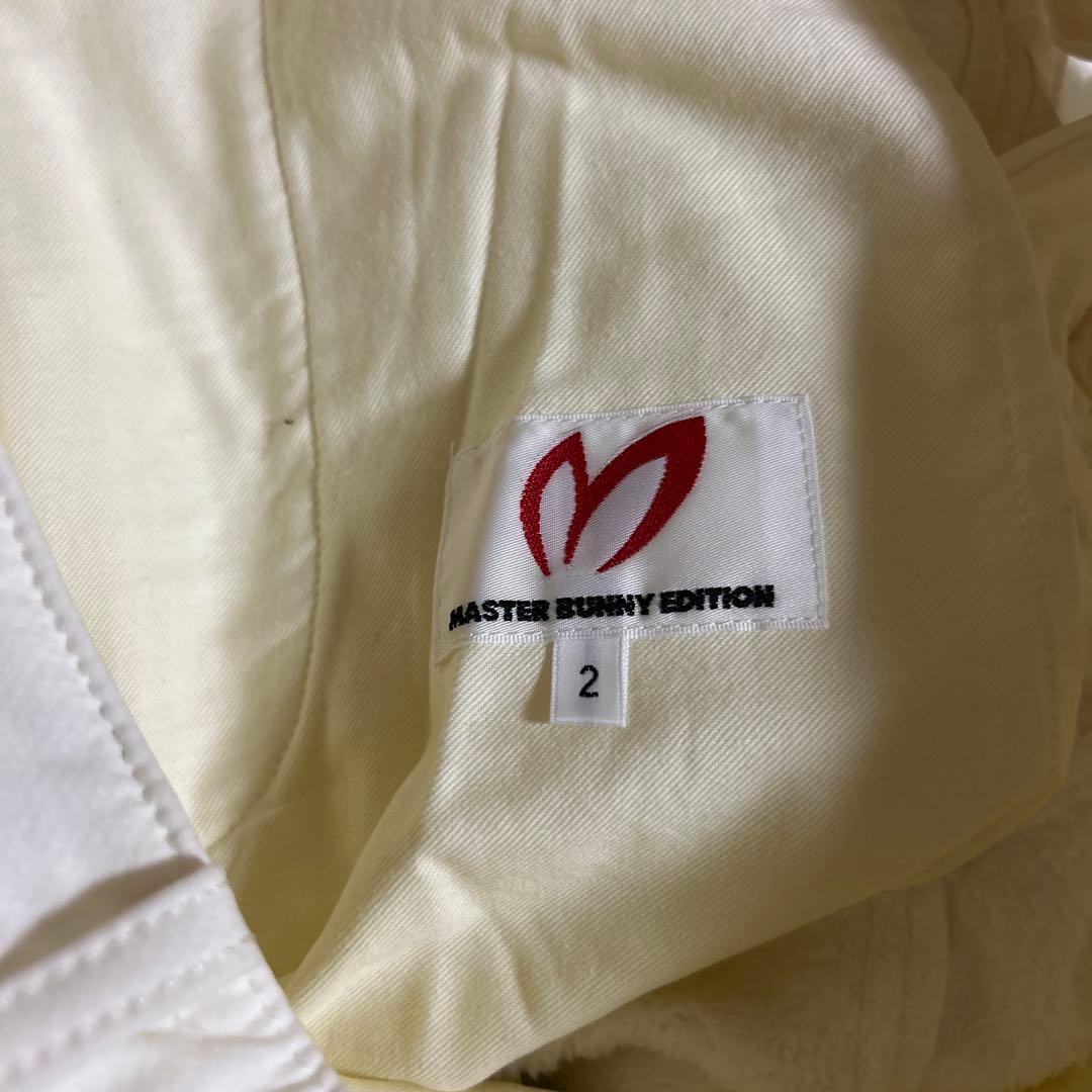 MASTER BUNNY EDITION ホワイトパンツ