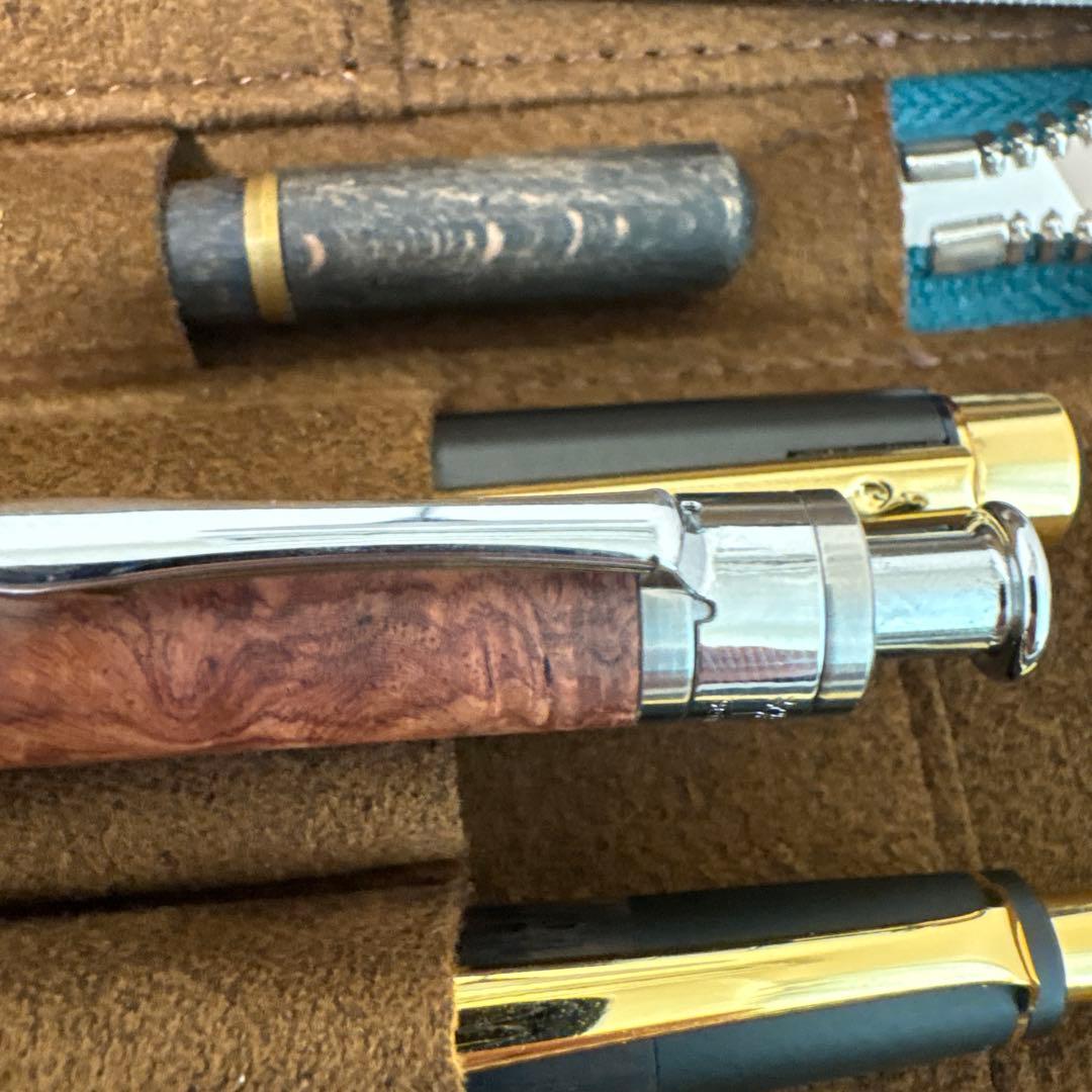 工房楔　花梨瘤　シャーペン0.5 （箱、カード付き）