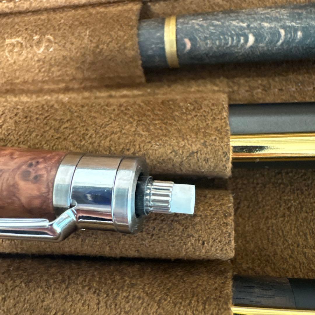 工房楔　花梨瘤　シャーペン0.5 （箱、カード付き）