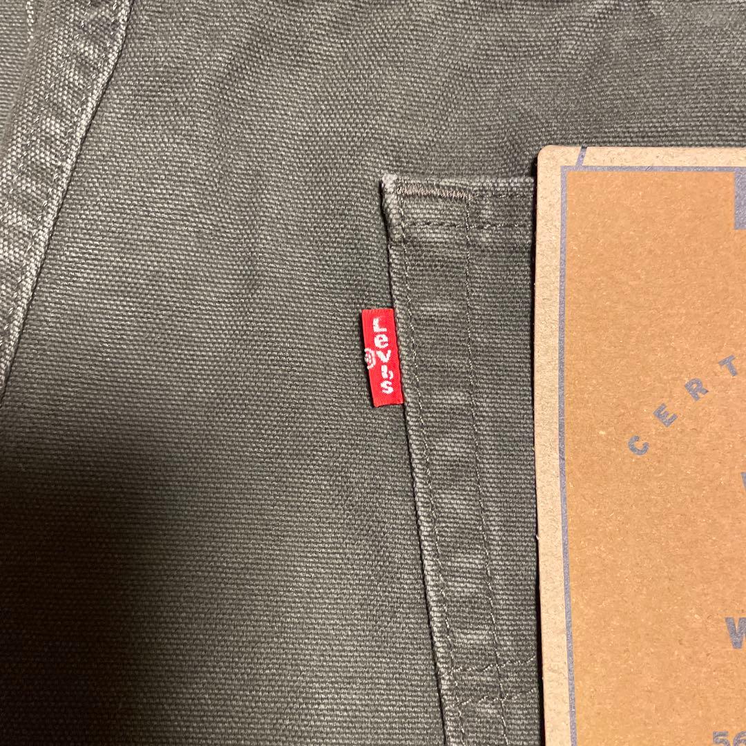 Levi's 568 ルーズストレート ダブルニー　Cグリーン　W34 ①