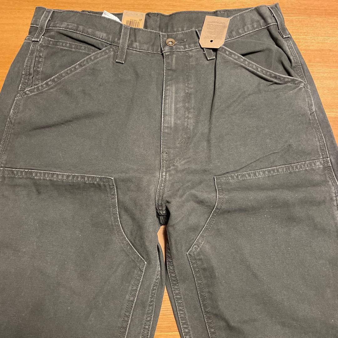 Levi's 568 ルーズストレート ダブルニー　Cグリーン　W34 ①